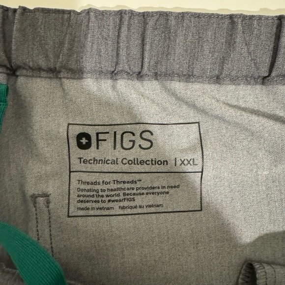 Figs Pisco Basic Scrub Pants - Graphite - Picture 6 of 6
